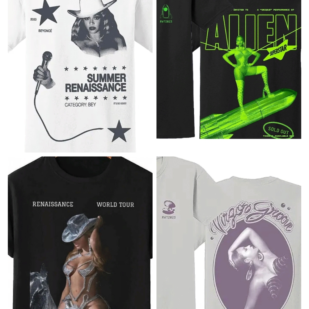 10 Beyonce Renaissance World Tour Tshirts - NEW